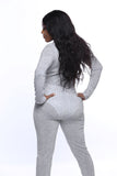 LIGHT SILVER GLOW JUMPSUIT