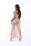 CRAZYSEXYCOOL ROSE GOLD COVER-UP SKIRT SET