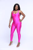 PAPARAZZI PINK NEON JUMPSUIT