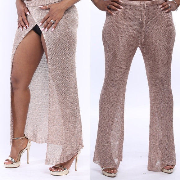 CRAZYSEXYCOOL ROSE GOLD SKIRT ONLY